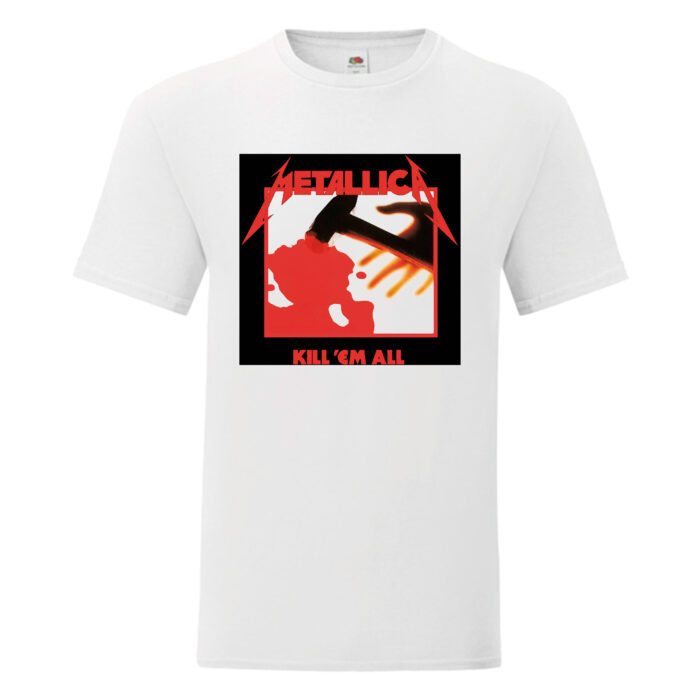 Camiseta Metallica blanca - Kill 'Em All