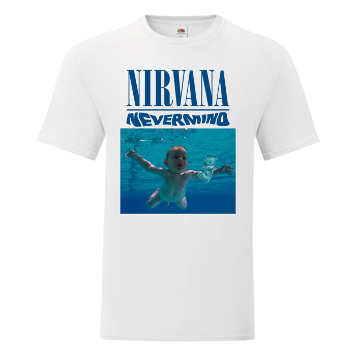 Camiseta Nirvana blanca - Nevermind