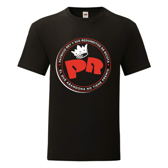 Camiseta Patricio Rey negra - Logo