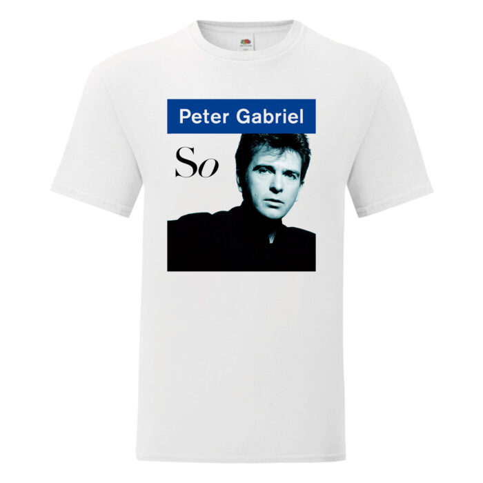 Camiseta Peter Gabriel blanca - So