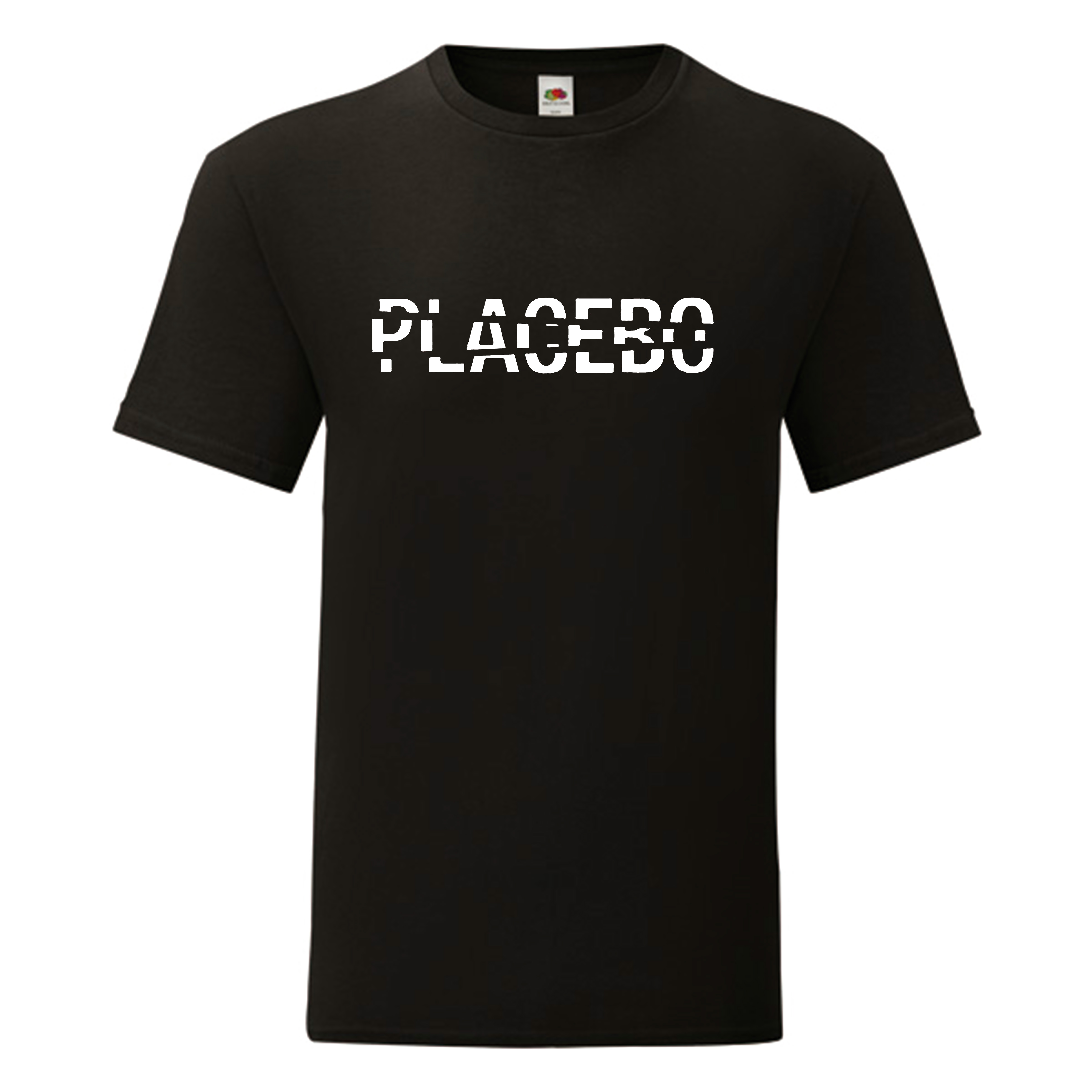 Camiseta Placebo negra - Logo