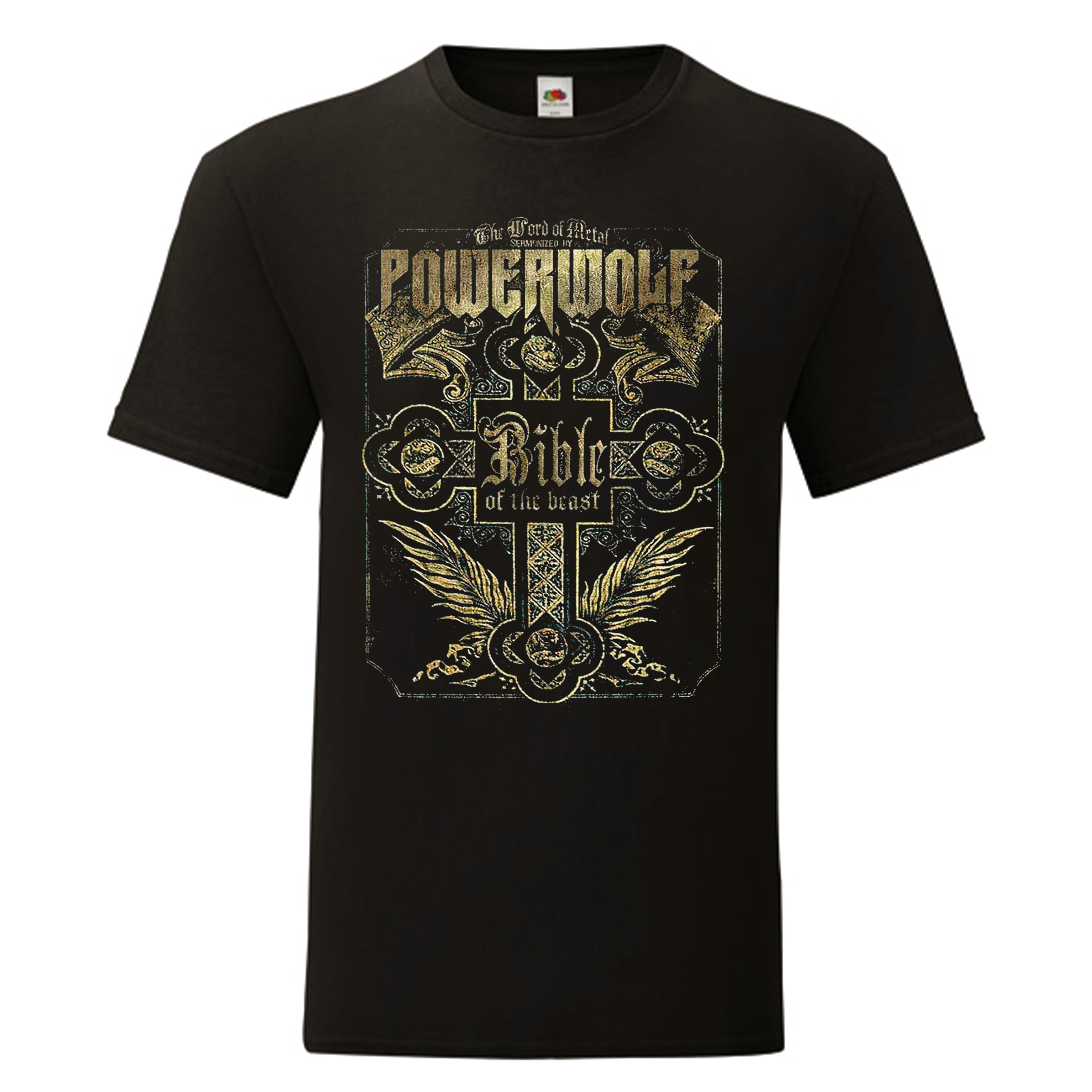 Camiseta Powerwolf negra - Bible Of The Beast