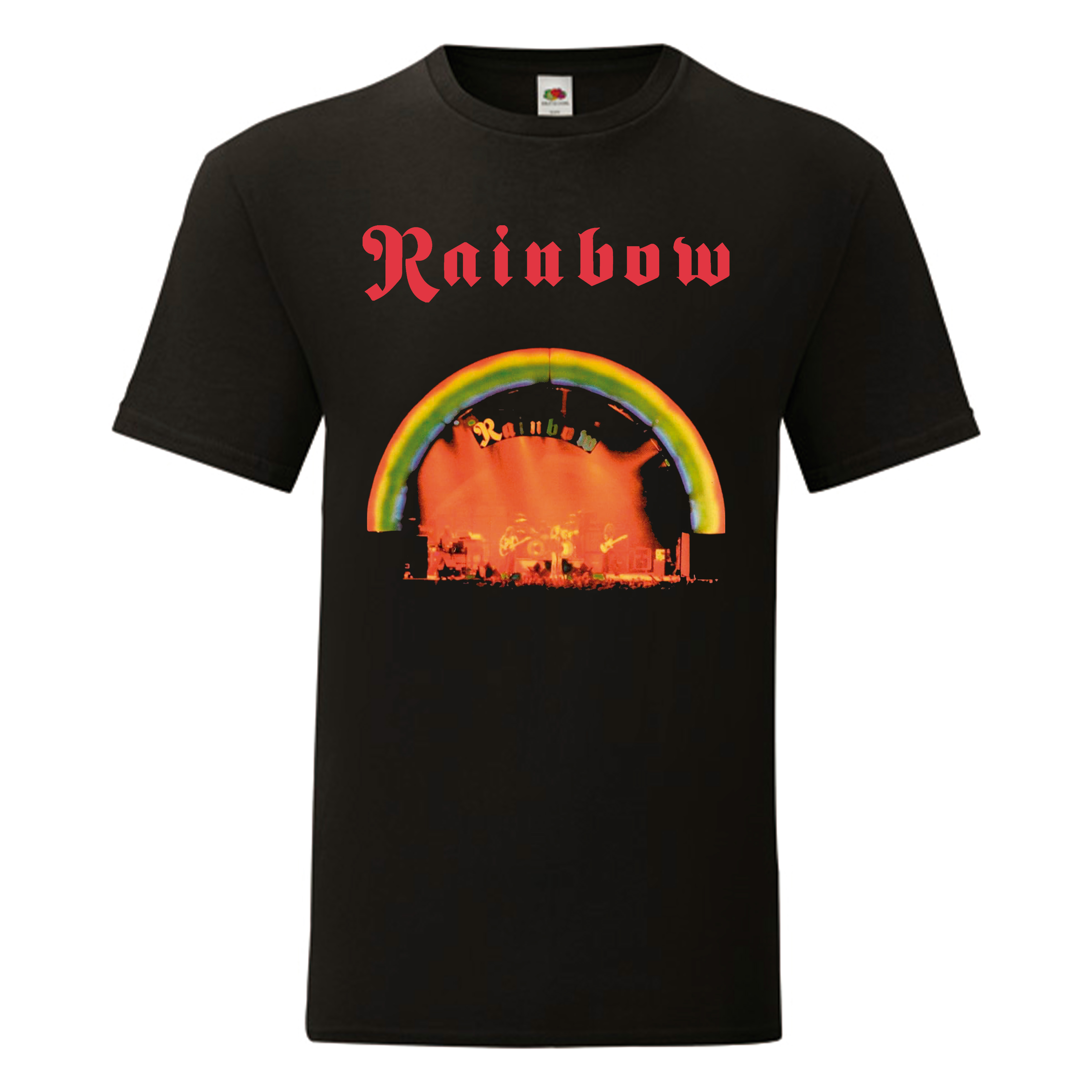 Camiseta Rainbow negra - On Stage