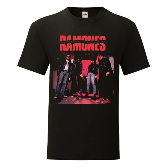 Camiseta Ramones negra - Halfway To Sanity