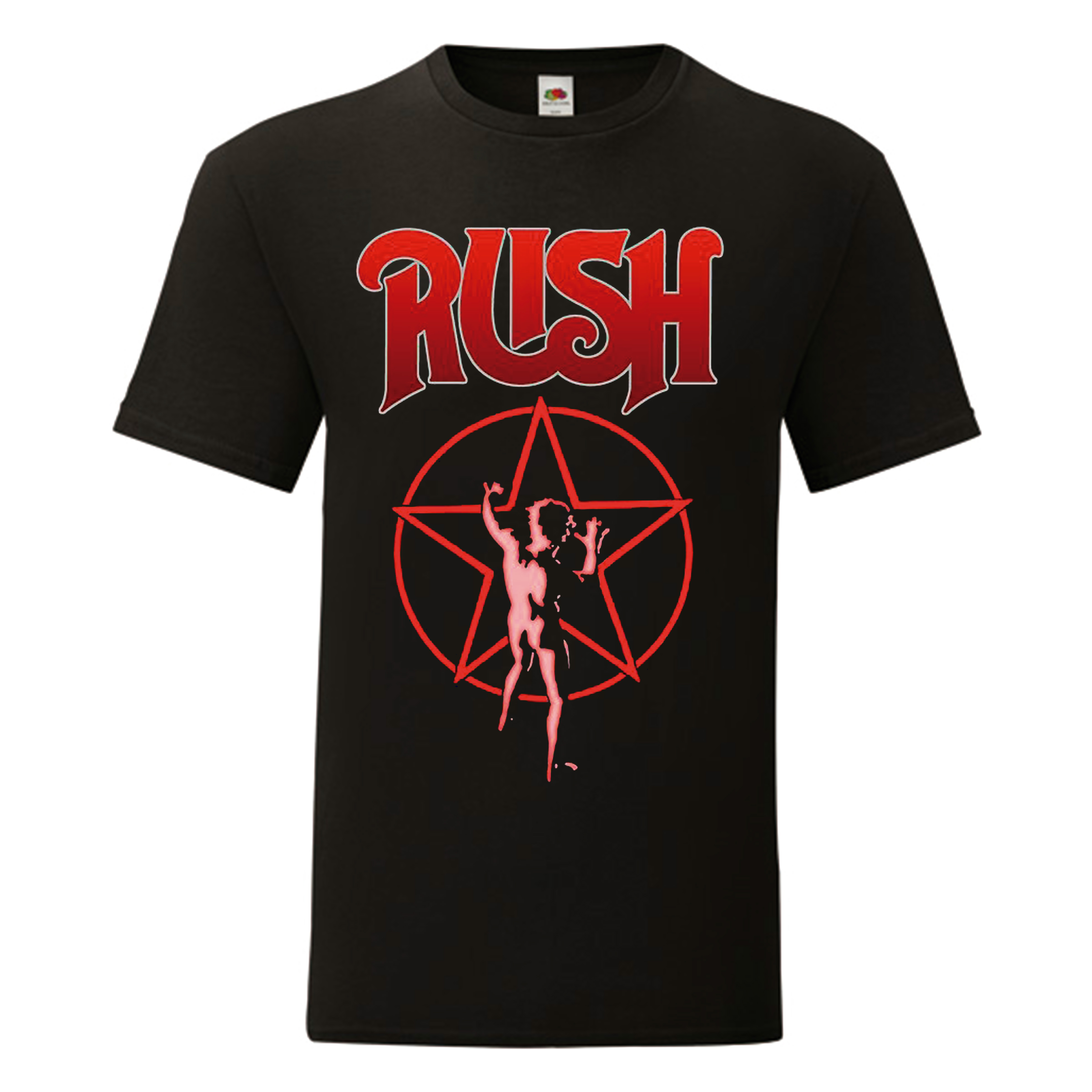 Camiseta Rush negra - Logo