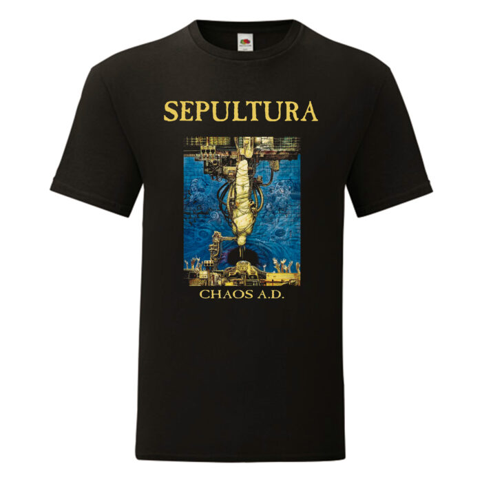 Camiseta Sepultura negra - Chaos A. D.