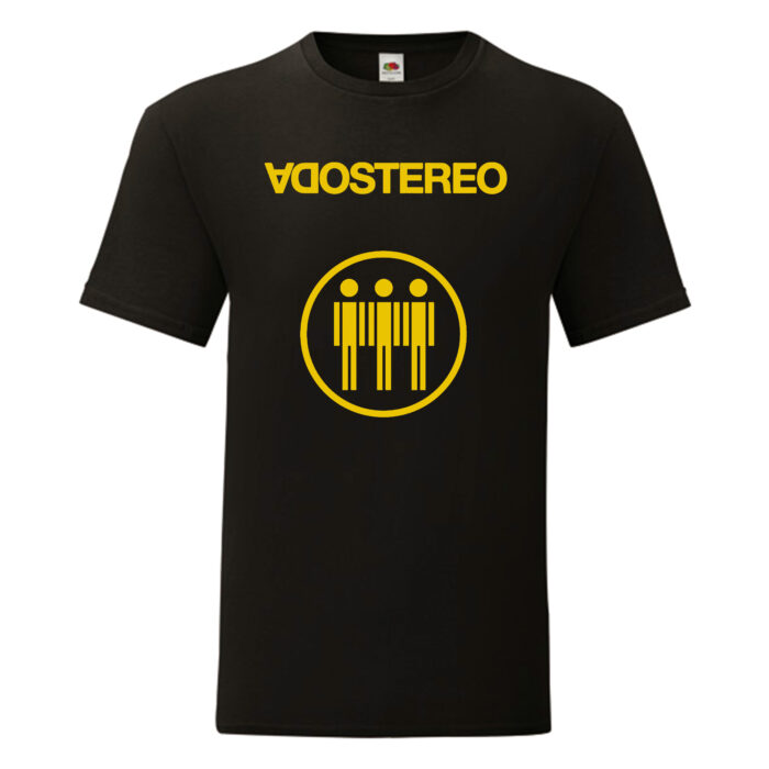 Camiseta Soda Stereo negra - Logo
