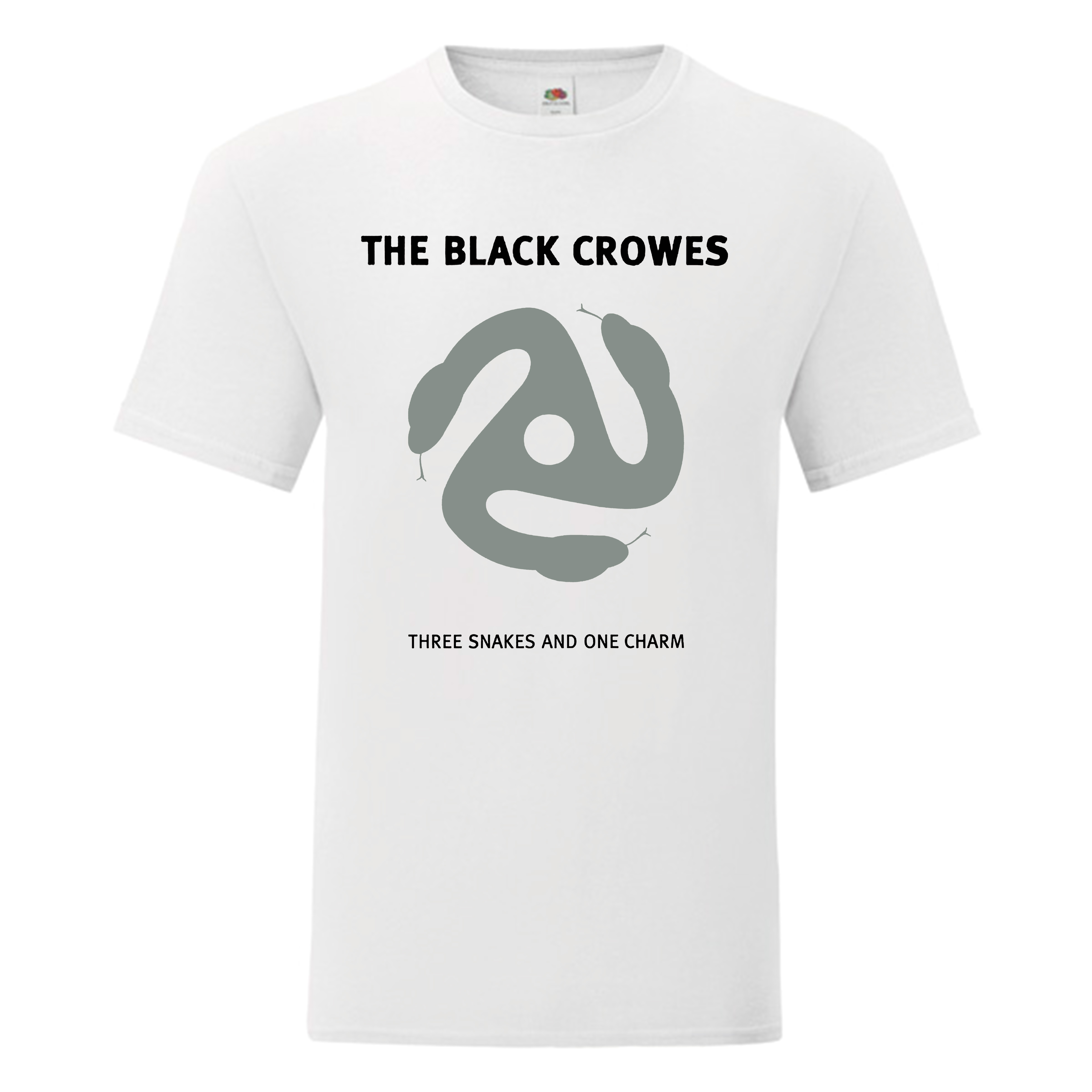 Camiseta Black Crowes, The blanca - Three Snakes And One Charm
