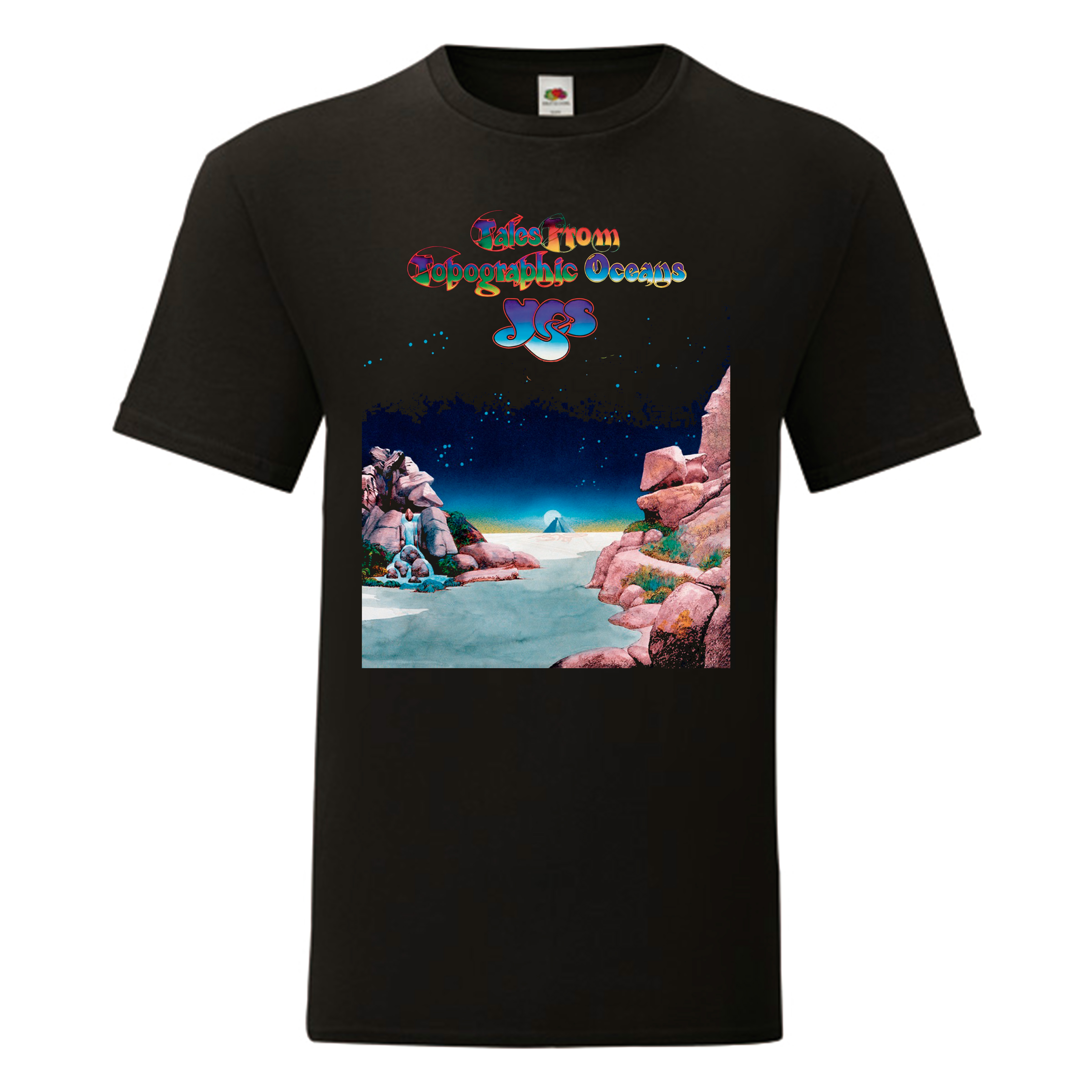 Camiseta Yes negra - Tales From Topographic Oceans