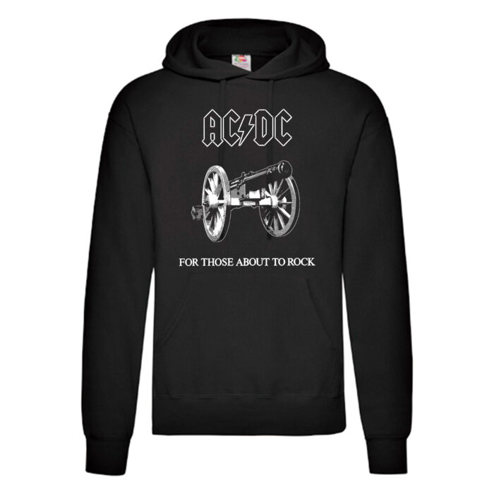 Sudadera ACDC negra - For Those About To Rock