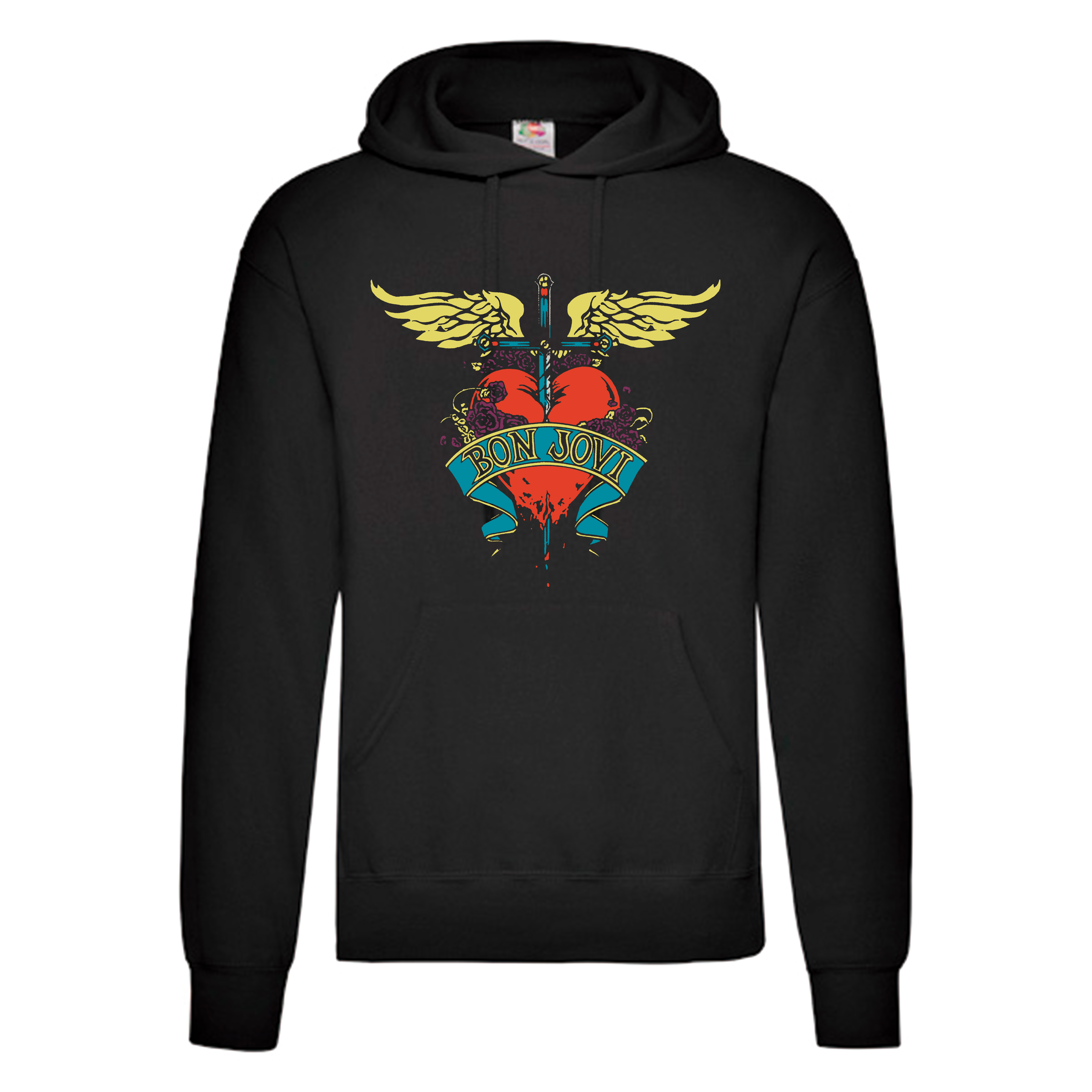 Sudadera Bon Jovi negra - Logo