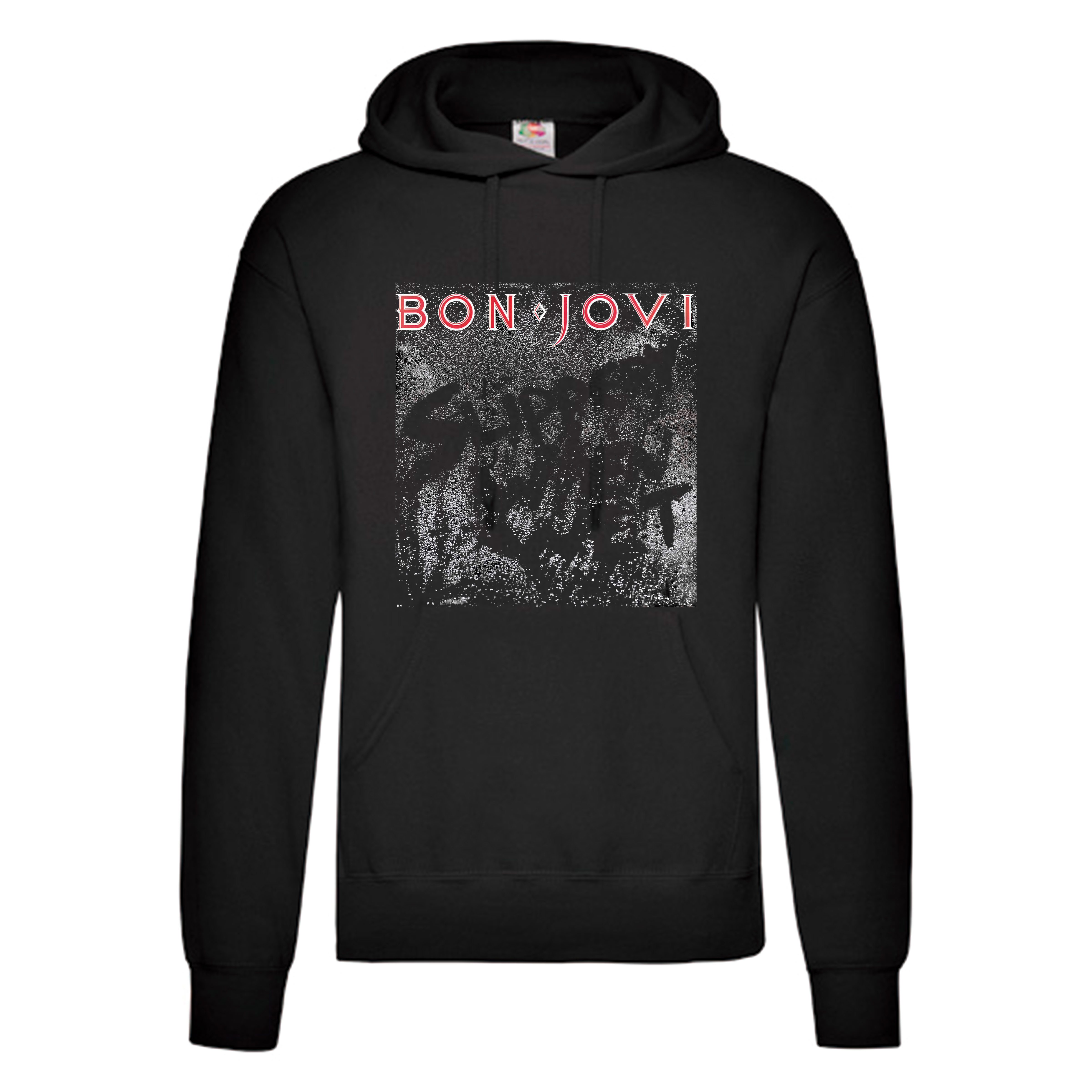 Sudadera Bon Jovi negra - Slippery When Wet