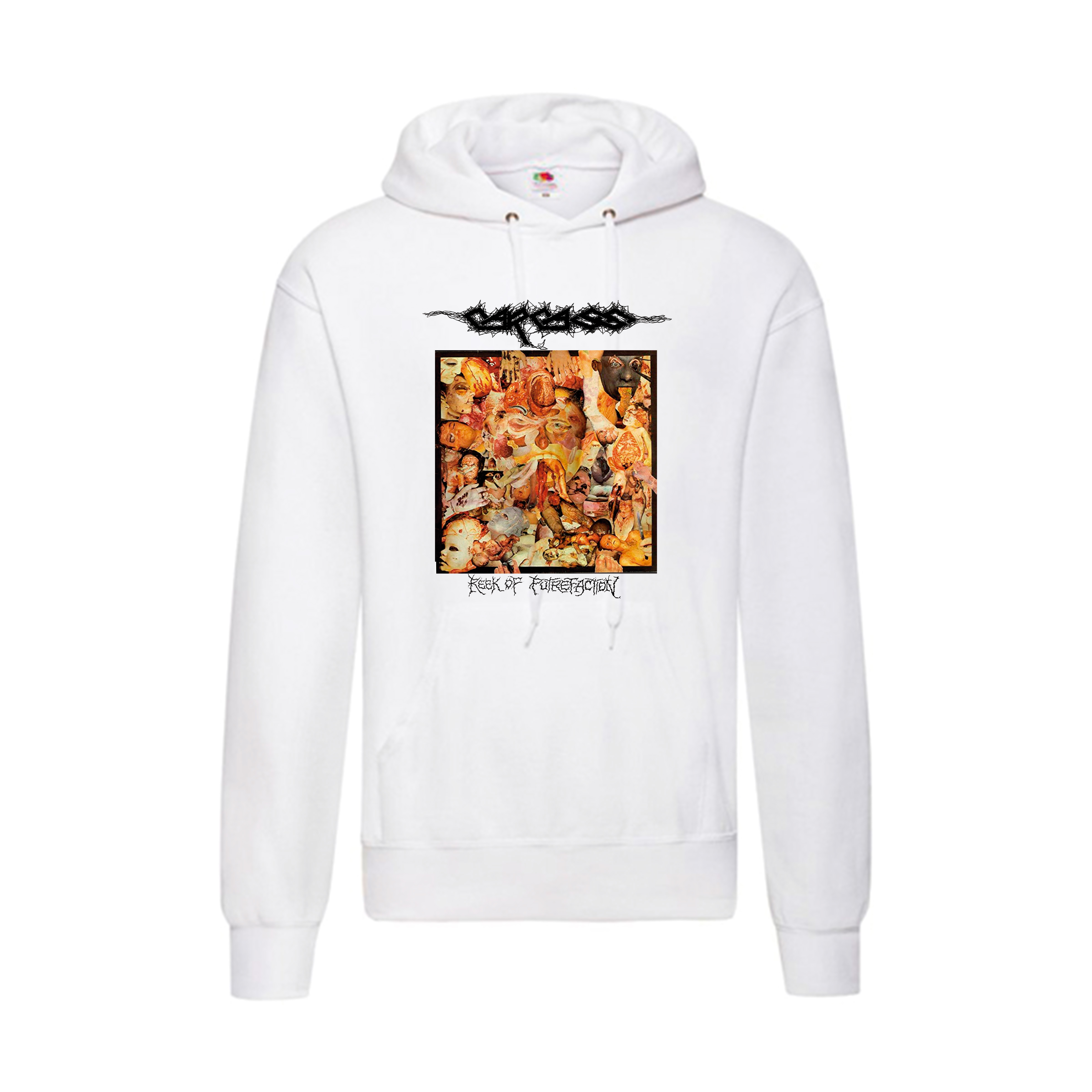 Sudadera Carcass blanca - Reek Of Putrefaction