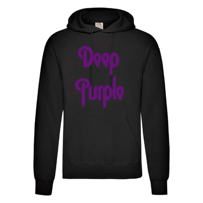 Sudadera Deep Purple negra - Logo