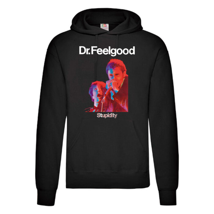 Sudadera Dr. Feelgood negra - Stupidity