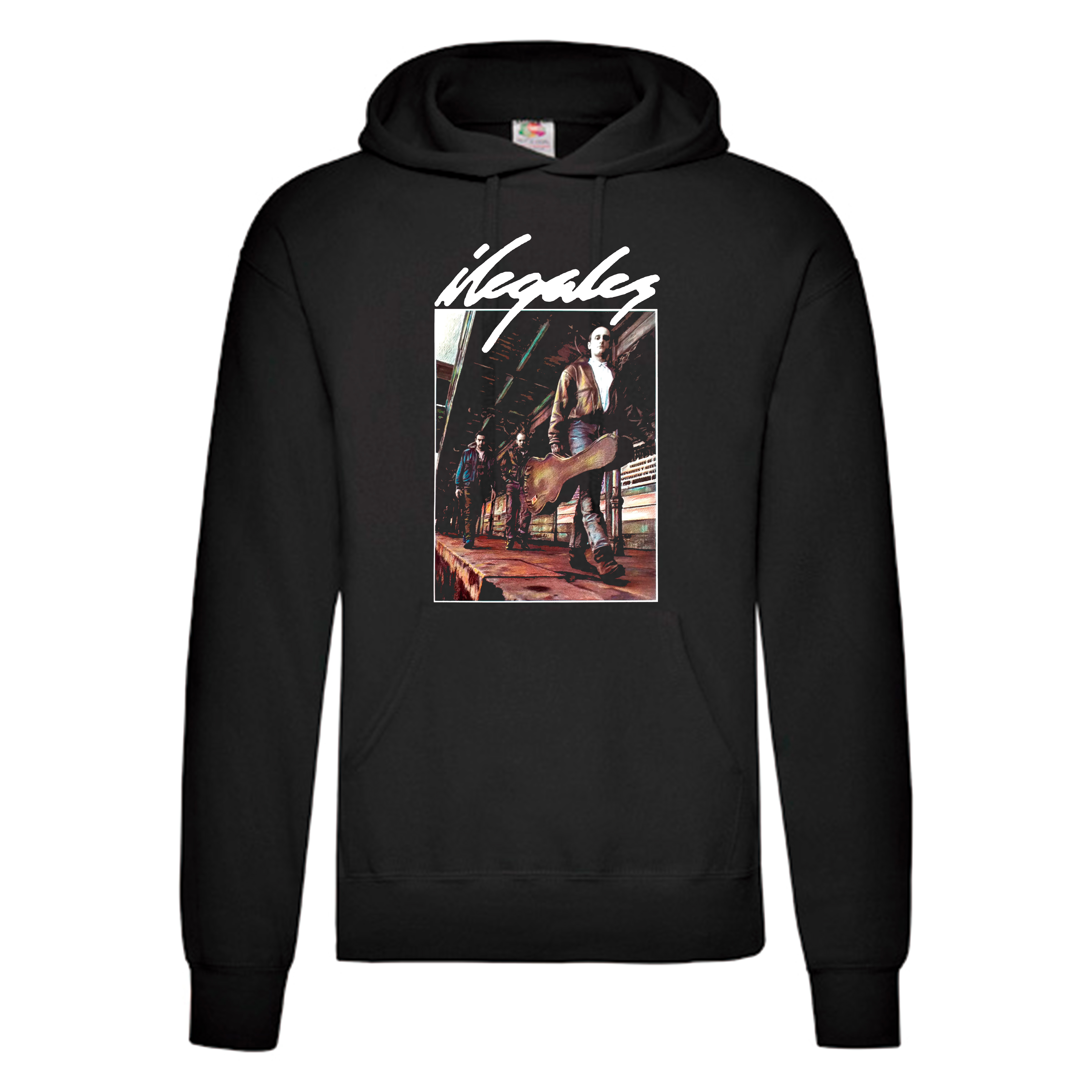 Sudadera Ilegales negra - Chicos Pálidos Para La Máquina