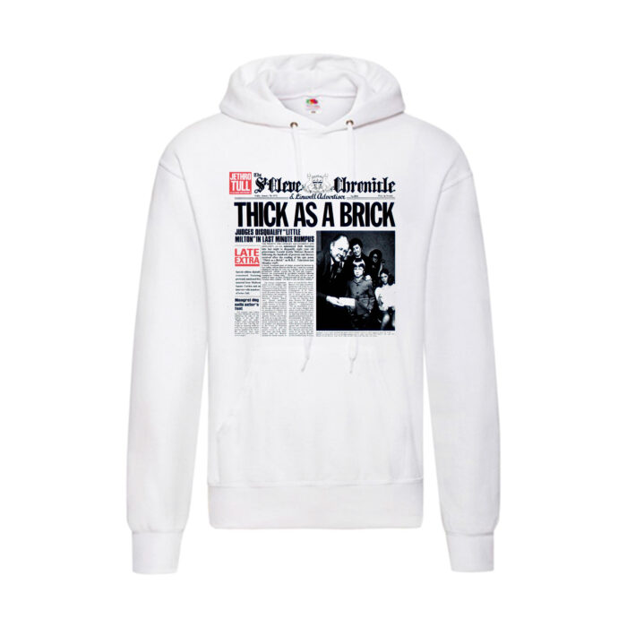 Sudadera Jethro Tull blanca - Thick as A Brick