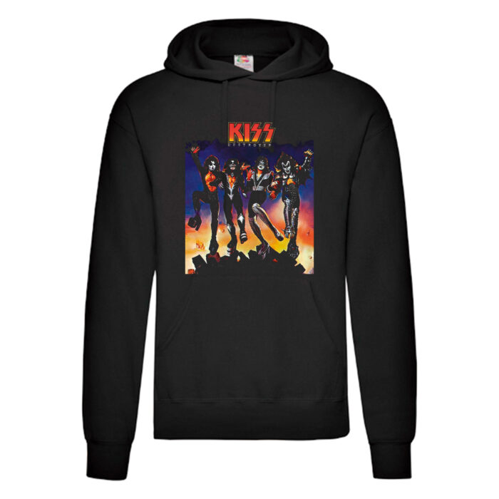 Sudadera Kiss negra - Destroyer