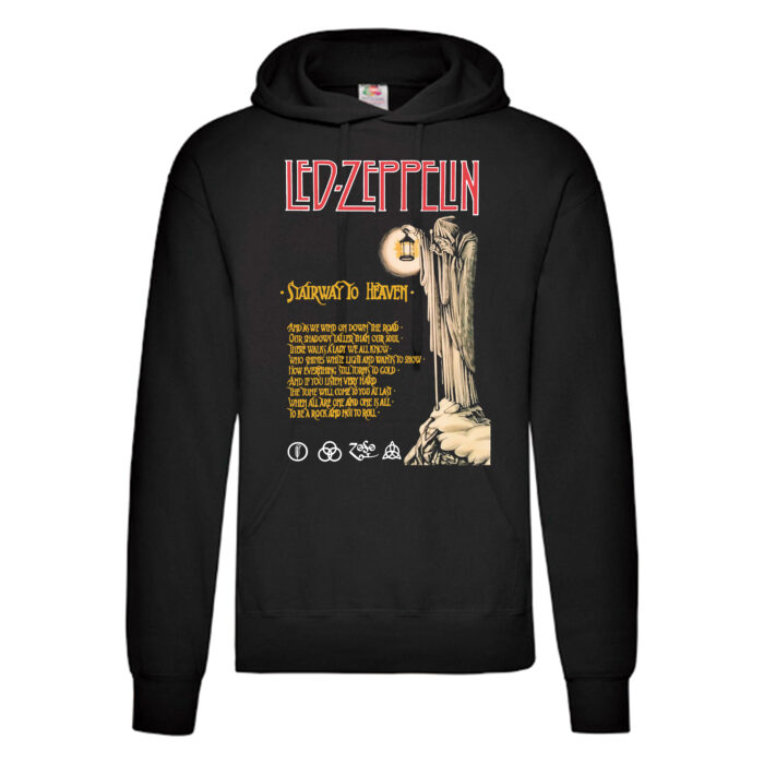 Sudadera Led Zeppelin negra - Stairway To Heaven