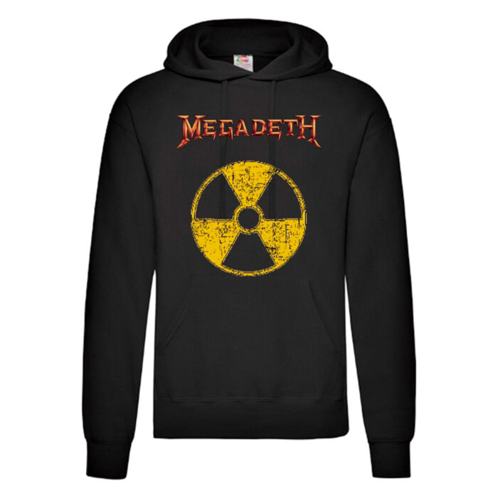 Sudadera Megadeth negra - Logo nuclear