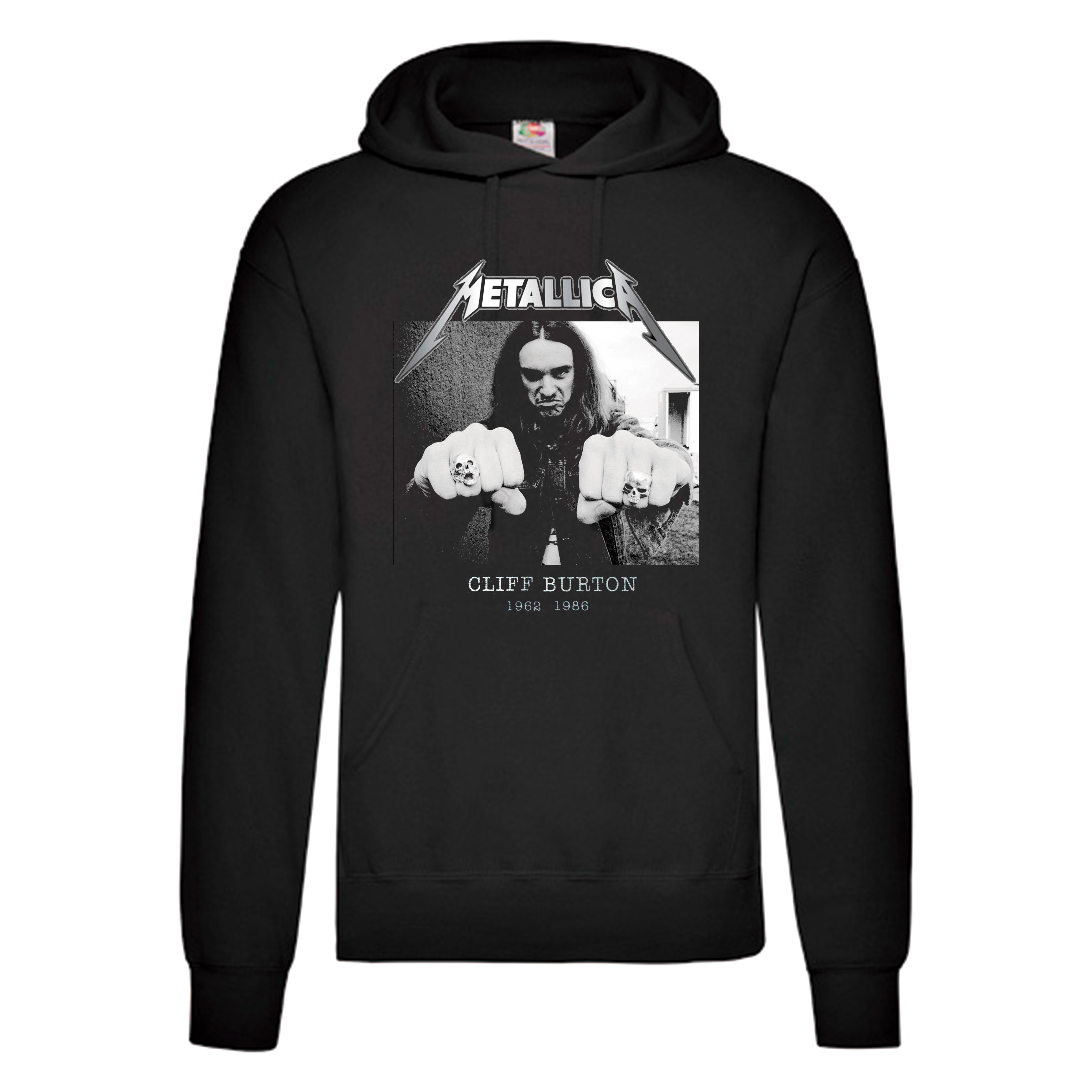 Sudadera Metallica negra - Cliff Burton