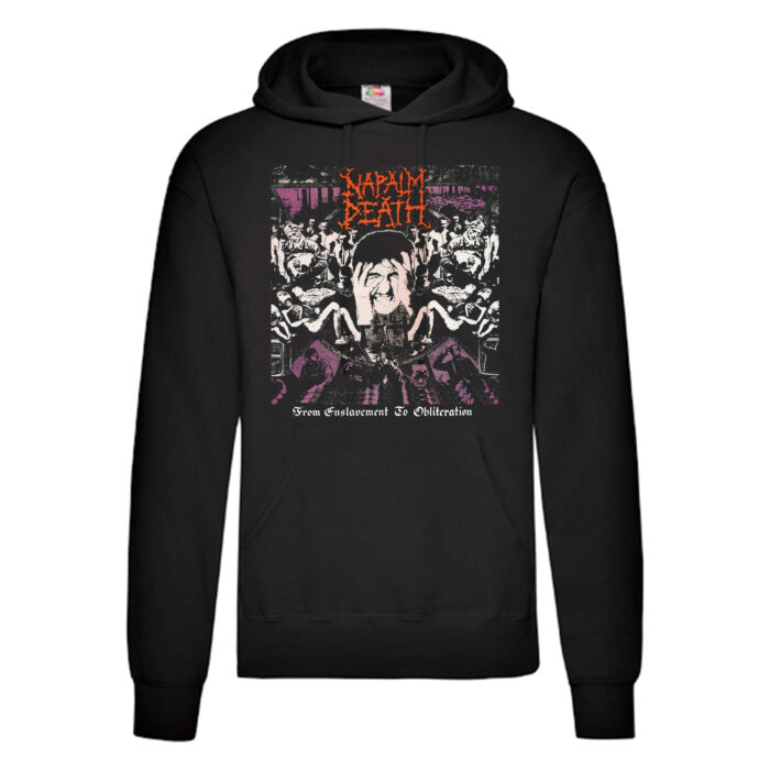 Sudadera Napalm Death negra - From Slavery To Obliteration