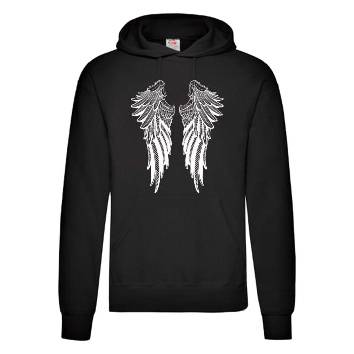 Sudadera diseño original negra - Alas