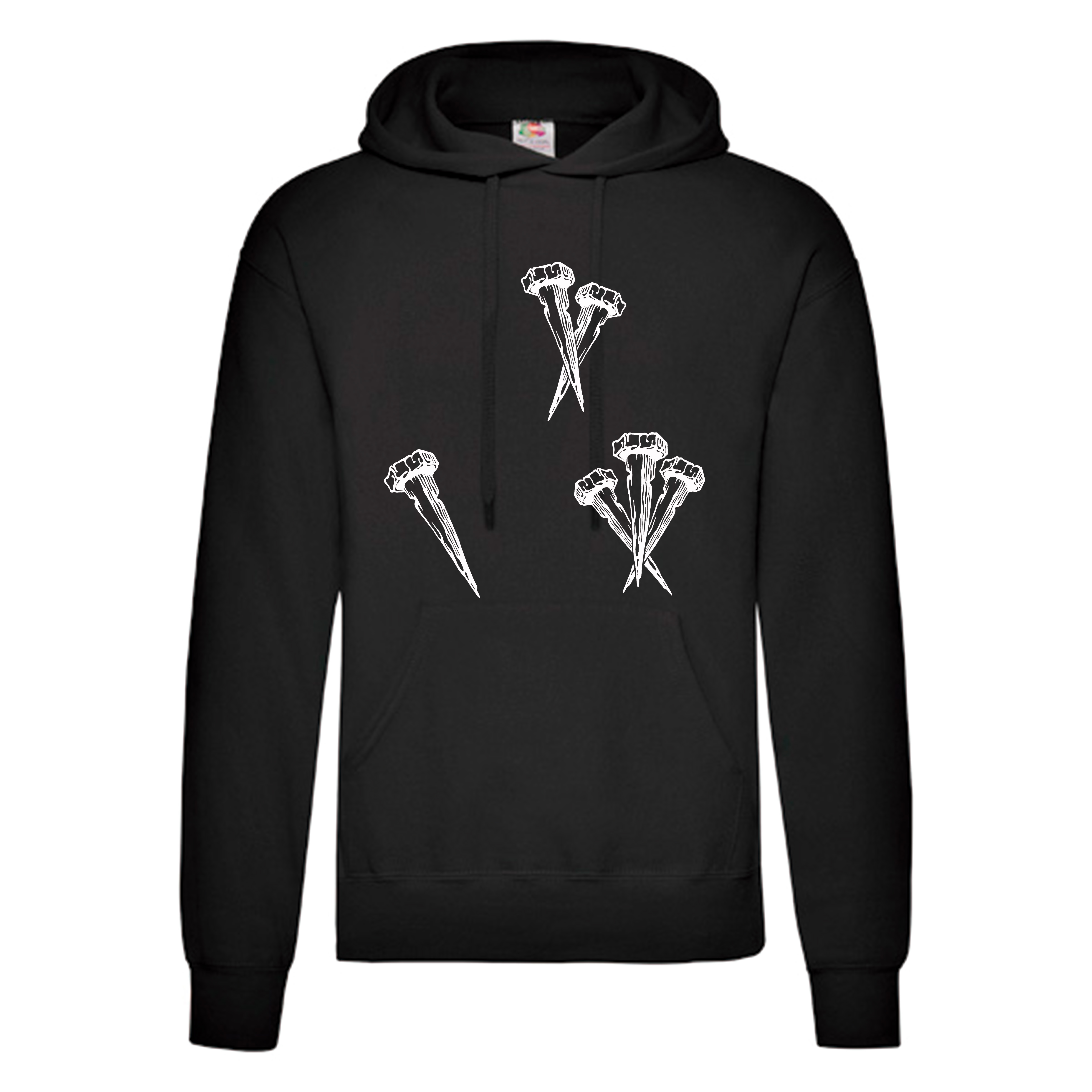 Sudadera diseño original negra - Clavos