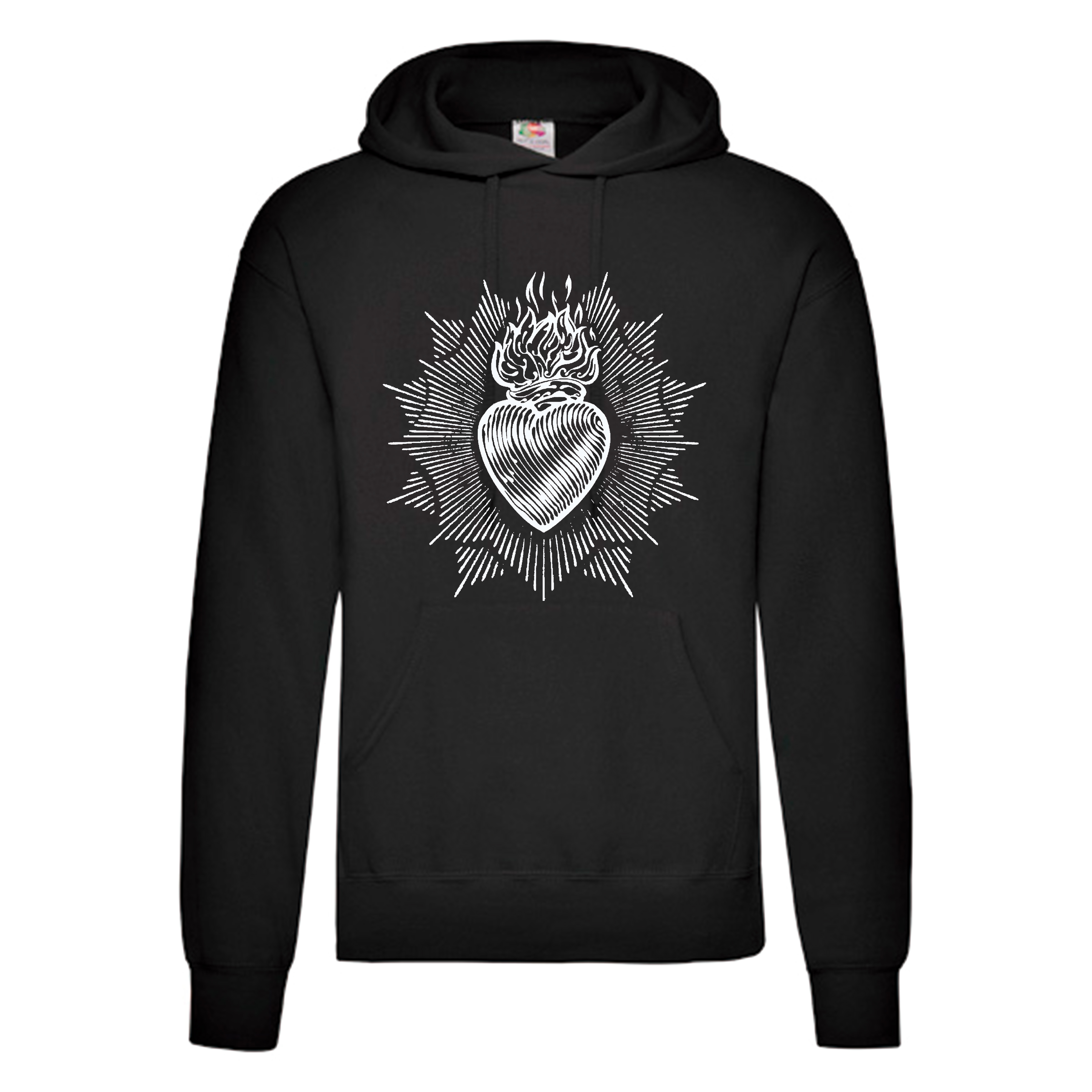 Sudadera diseño original negra - Corazón