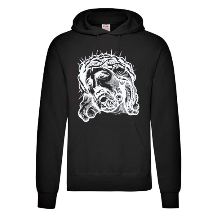 Sudadera diseño original negra - Cristo