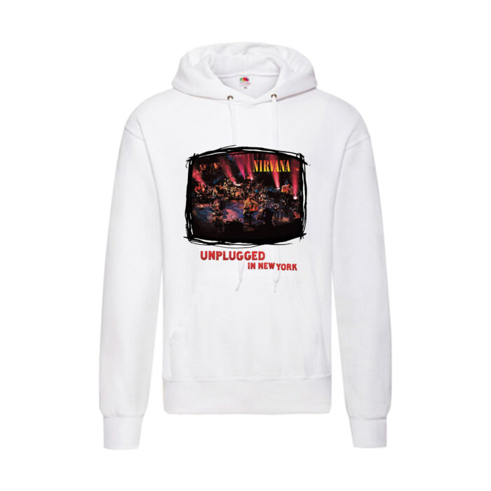 Sudadera Nirvana blanca - Unplugged In New York