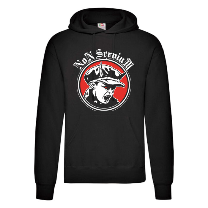Sudadera Non Servium negra - Logo