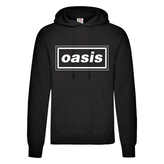 Sudadera Oasis negra - Logo