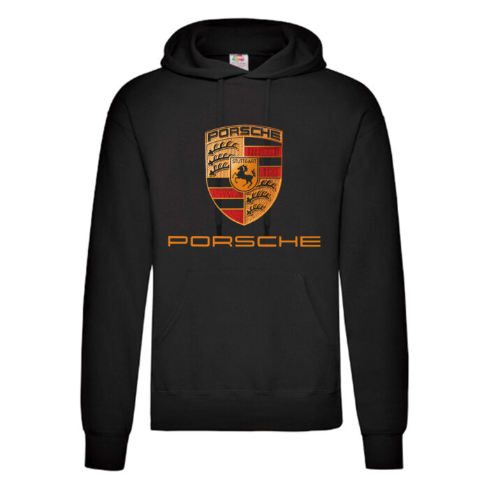 Sudadera Porsche negra - Logo
