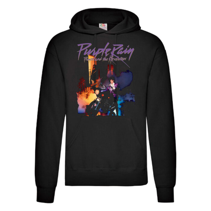 Sudadera Prince negra - Purple Rain