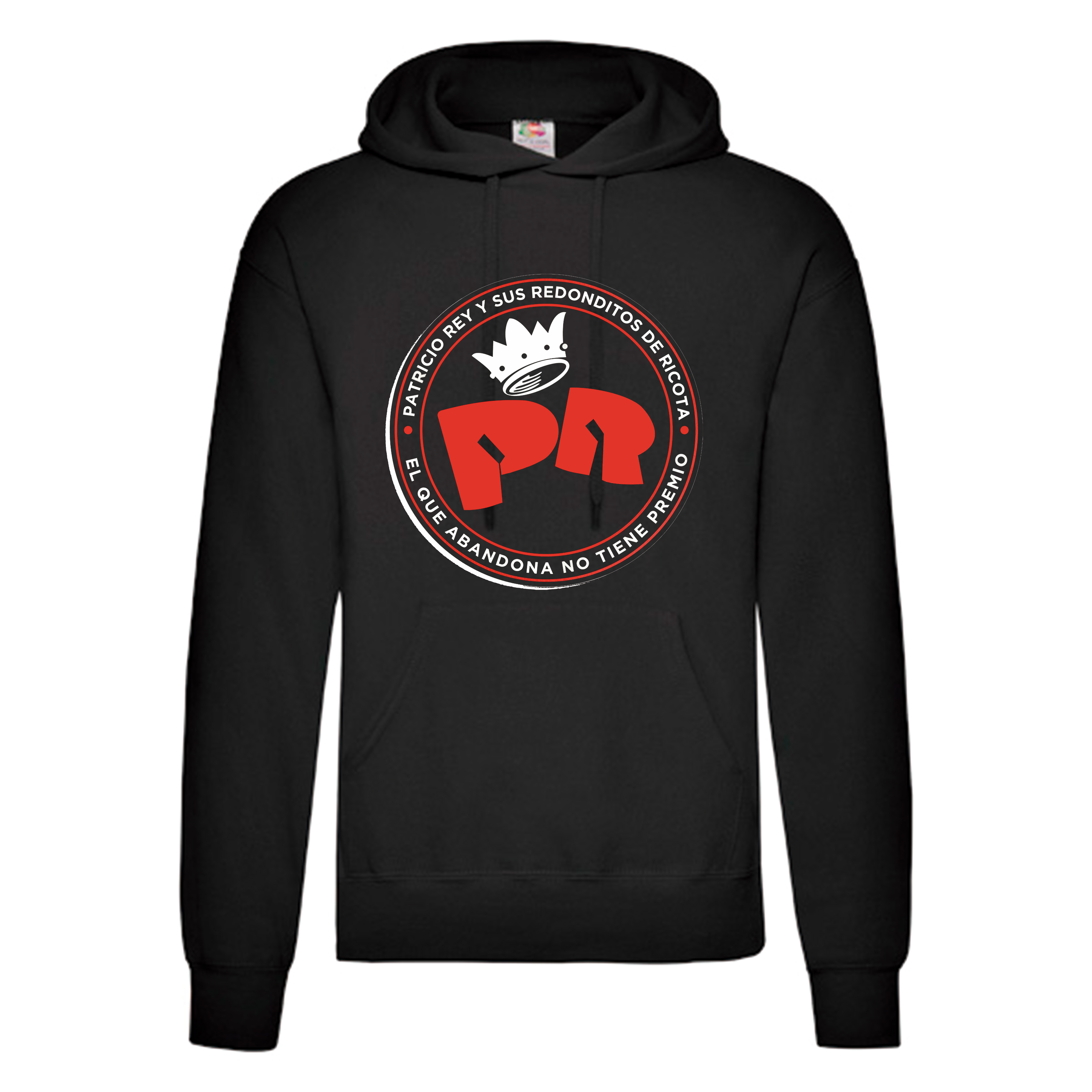 Sudadera Patricio Rey negra - Logo