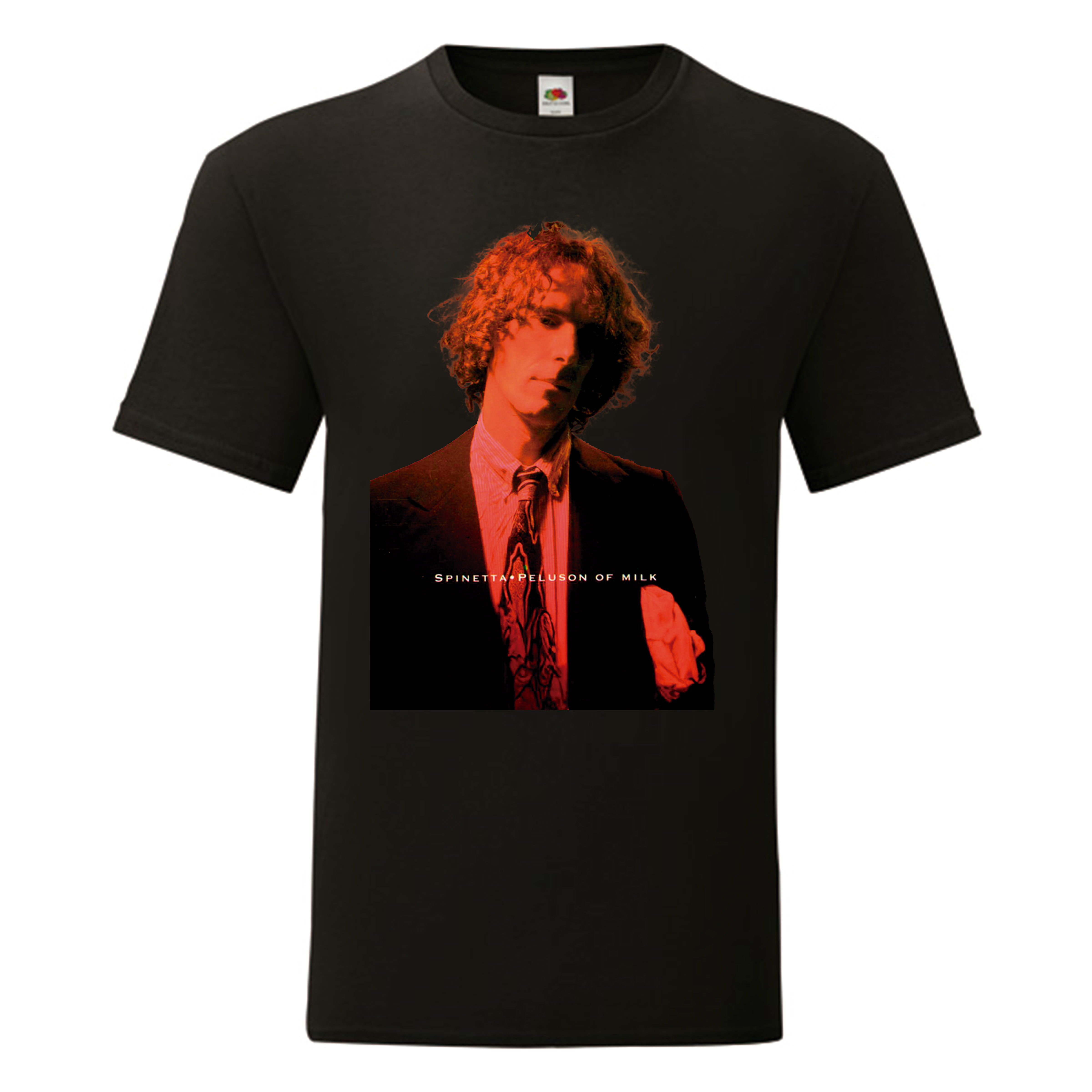 Camiseta Spinetta negra - Pelusón Of Milk