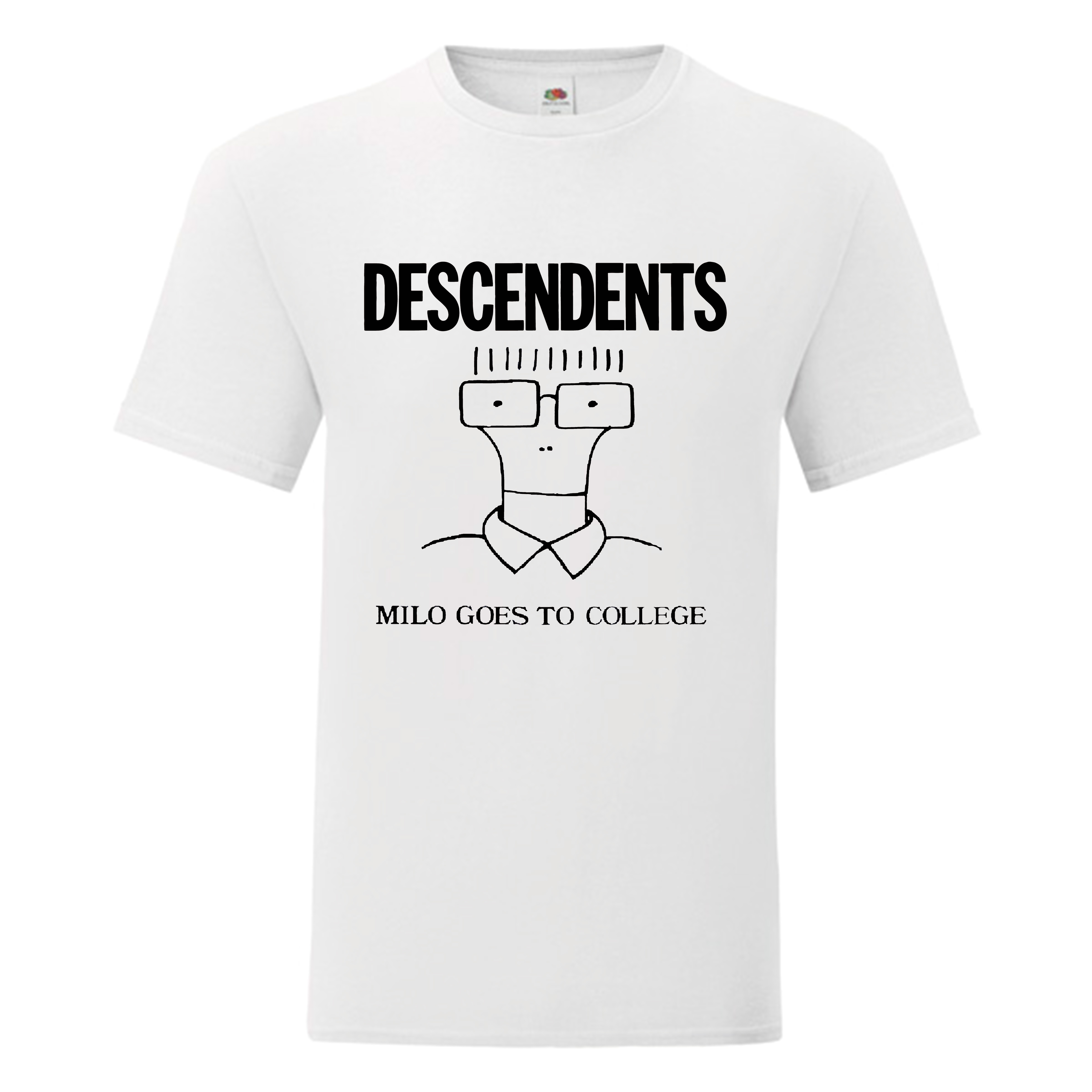Camiseta Descendents blanca - Milo Goes To College