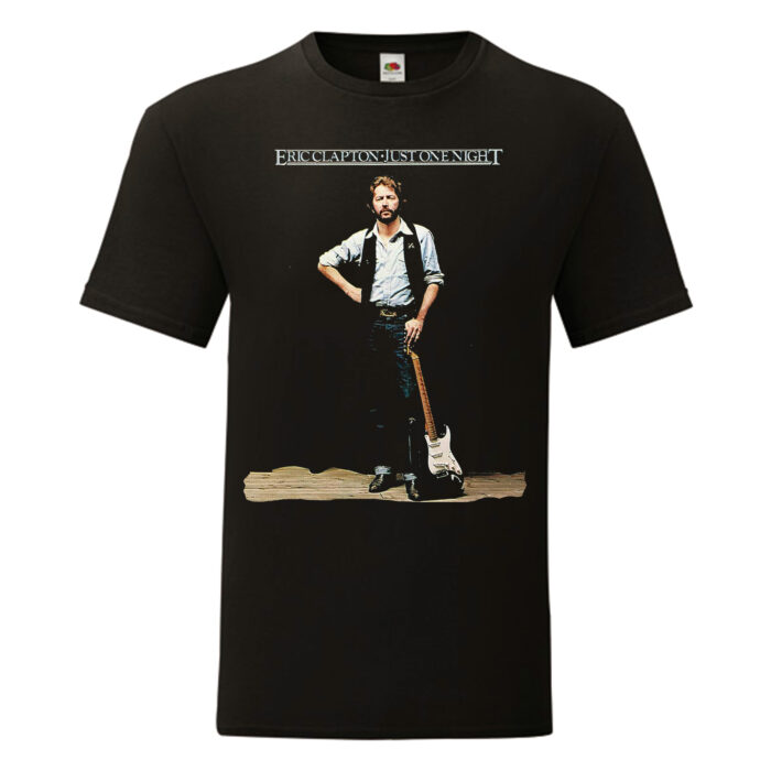Camiseta Eric Clapton negra - Just One Night