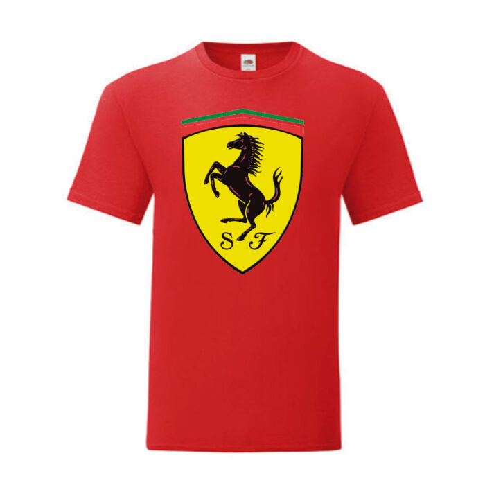 Camiseta Ferrari roja - Logo