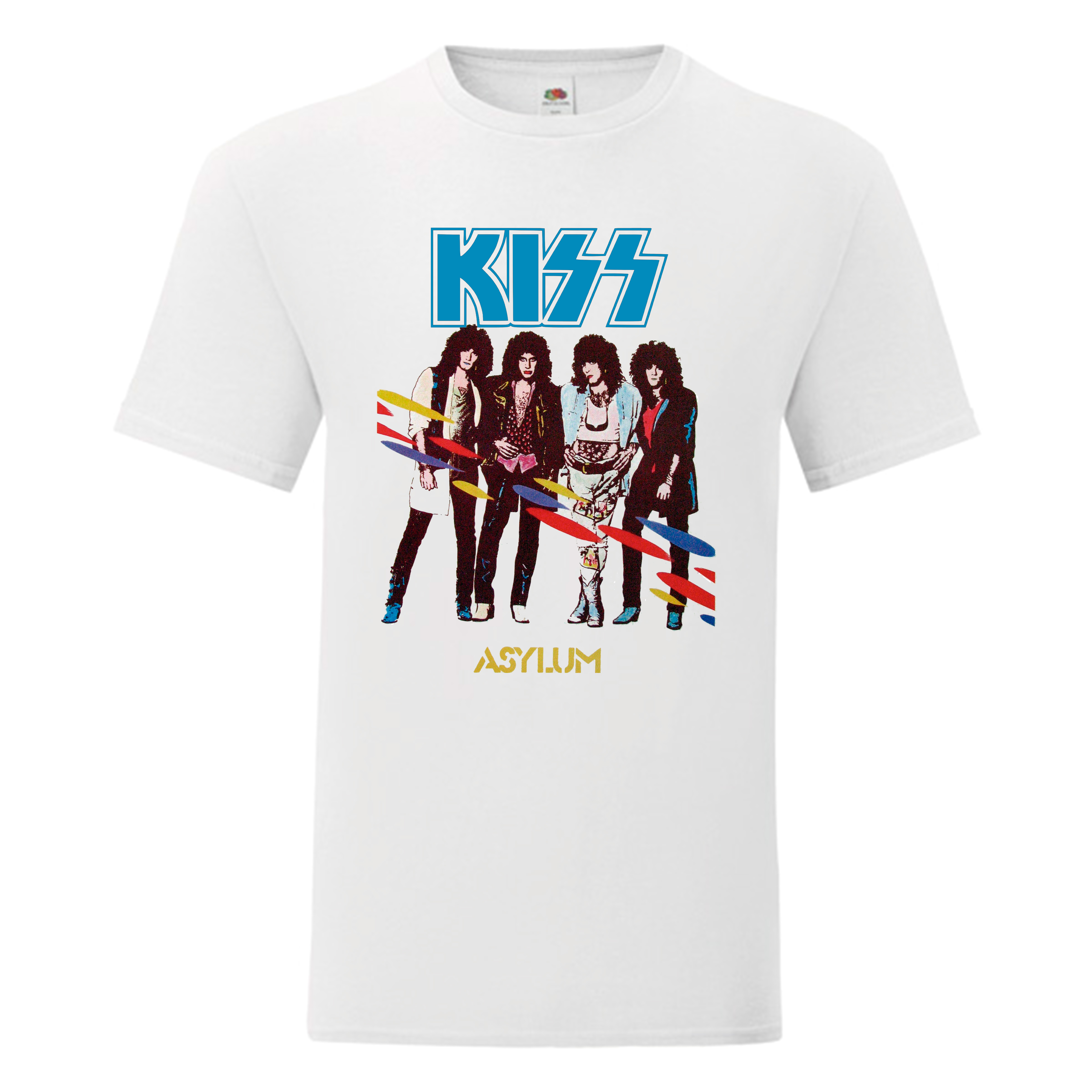 Camiseta Kiss blanca - Asylum