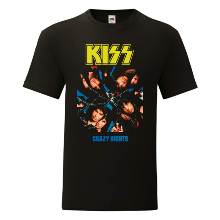 Camiseta Kiss negra - Crazy Nights