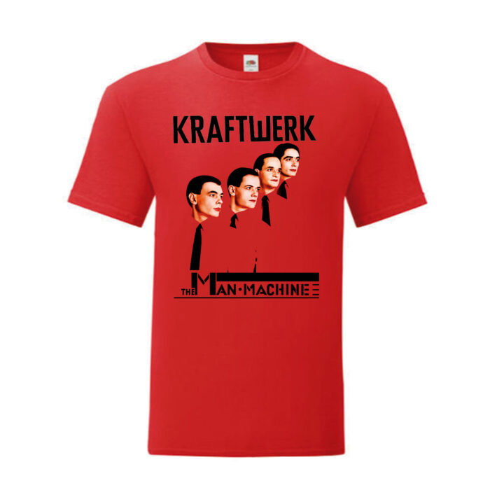 Camiseta Kraftwerk roja - The Man Machine