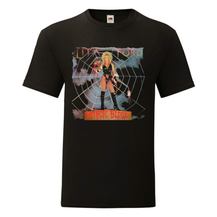 Camiseta Lita Ford negra - Out For Blood