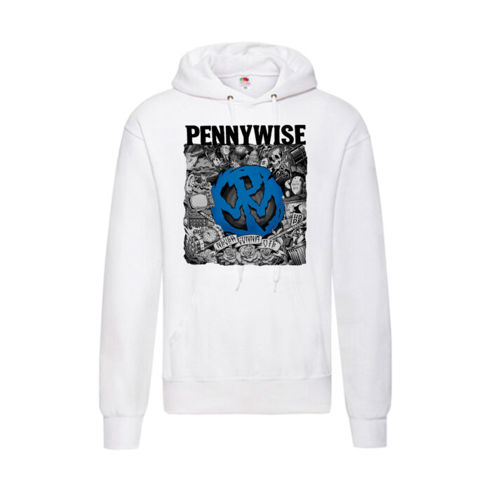 Sudadera Pennywise blanca - Never Gonna Die