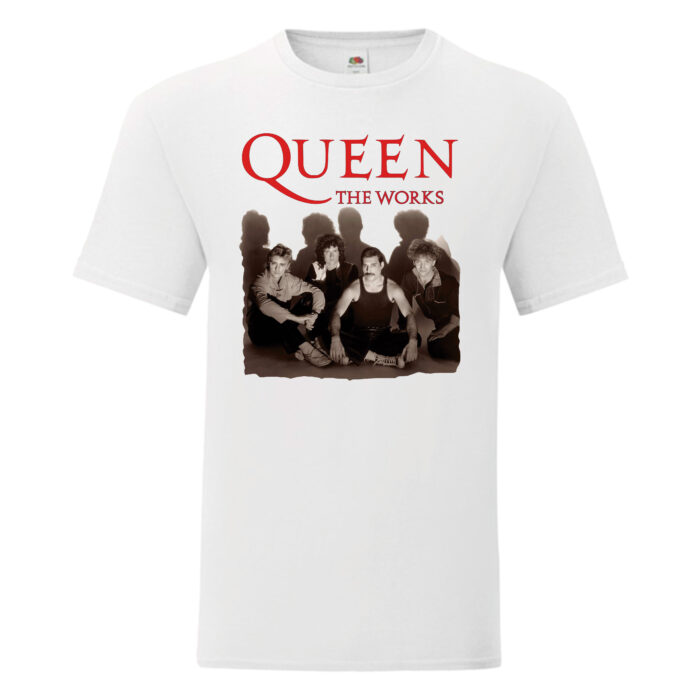 Camiseta Queen blanca - The Works