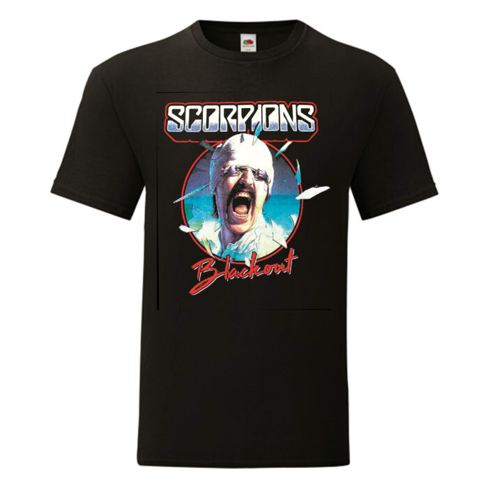 Camiseta Scorpions negra - Blackout