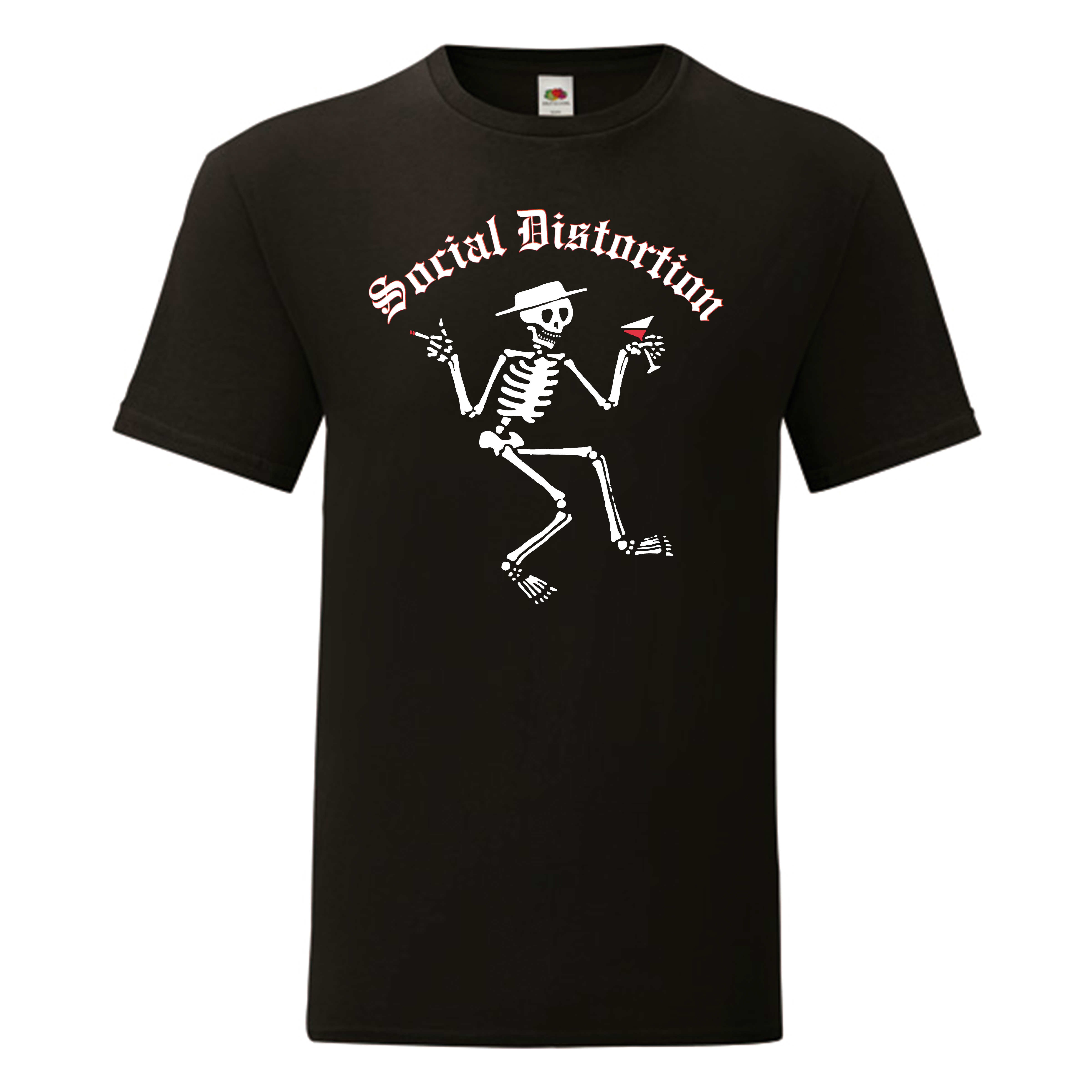 Camiseta Social Distortion negra - Logo