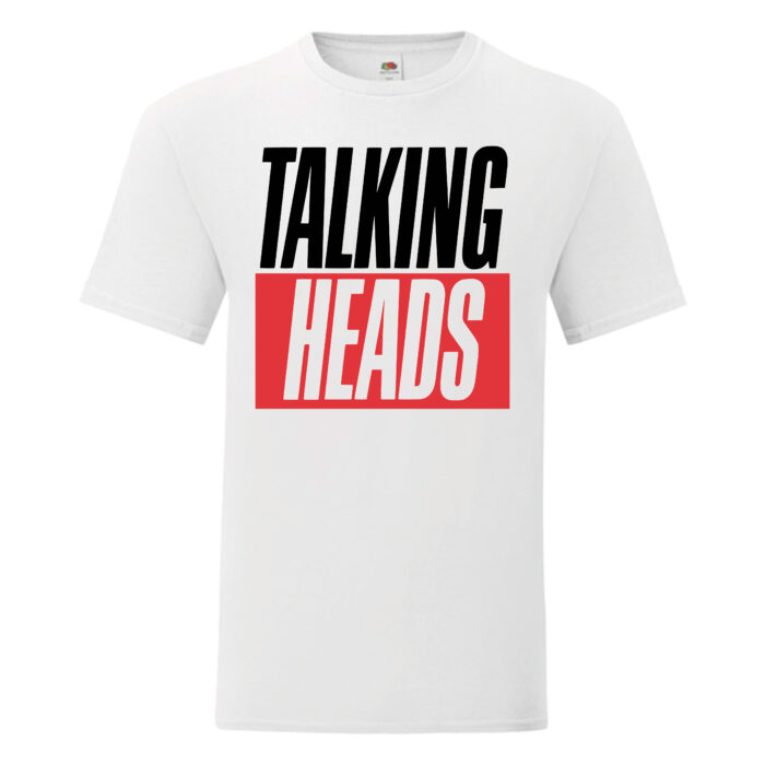 Camiseta Talking Heads blanca - Logo