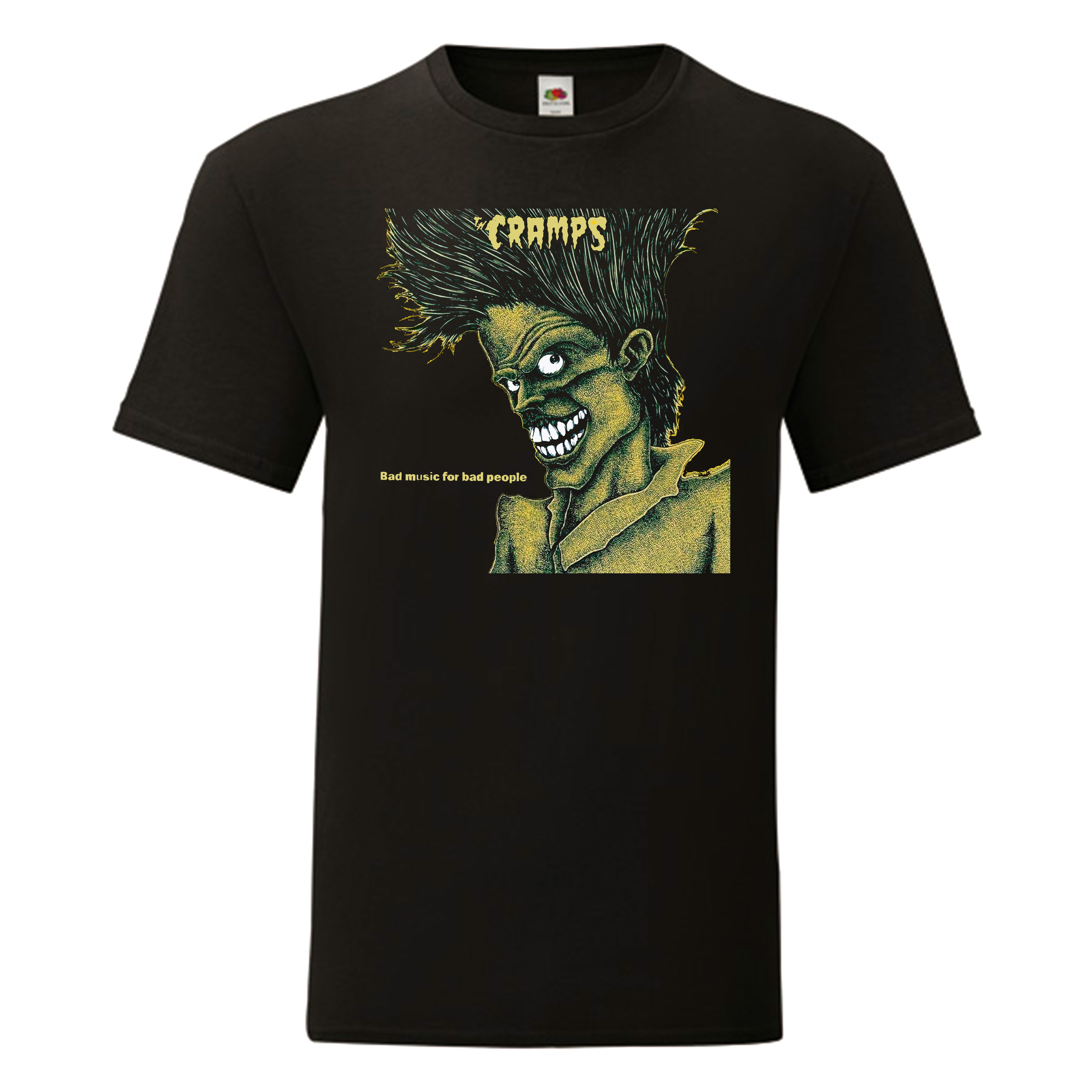 Camiseta Cramps, The negra - Bad Music For Bad People